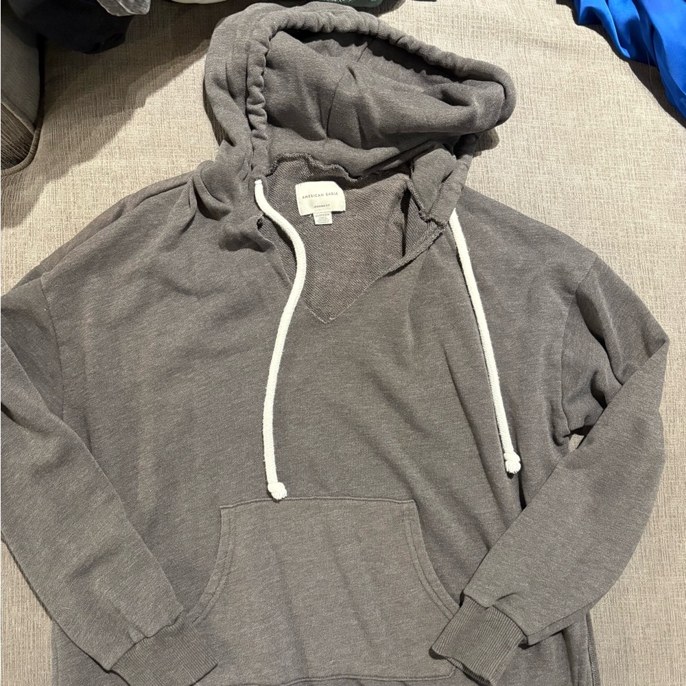 American Eagle Womens Gray Hoodie XS
